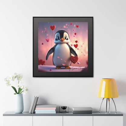 PENGUINLOVE by Simon Chappell, Canvas Wraps Penguin Love Valentine's Gift