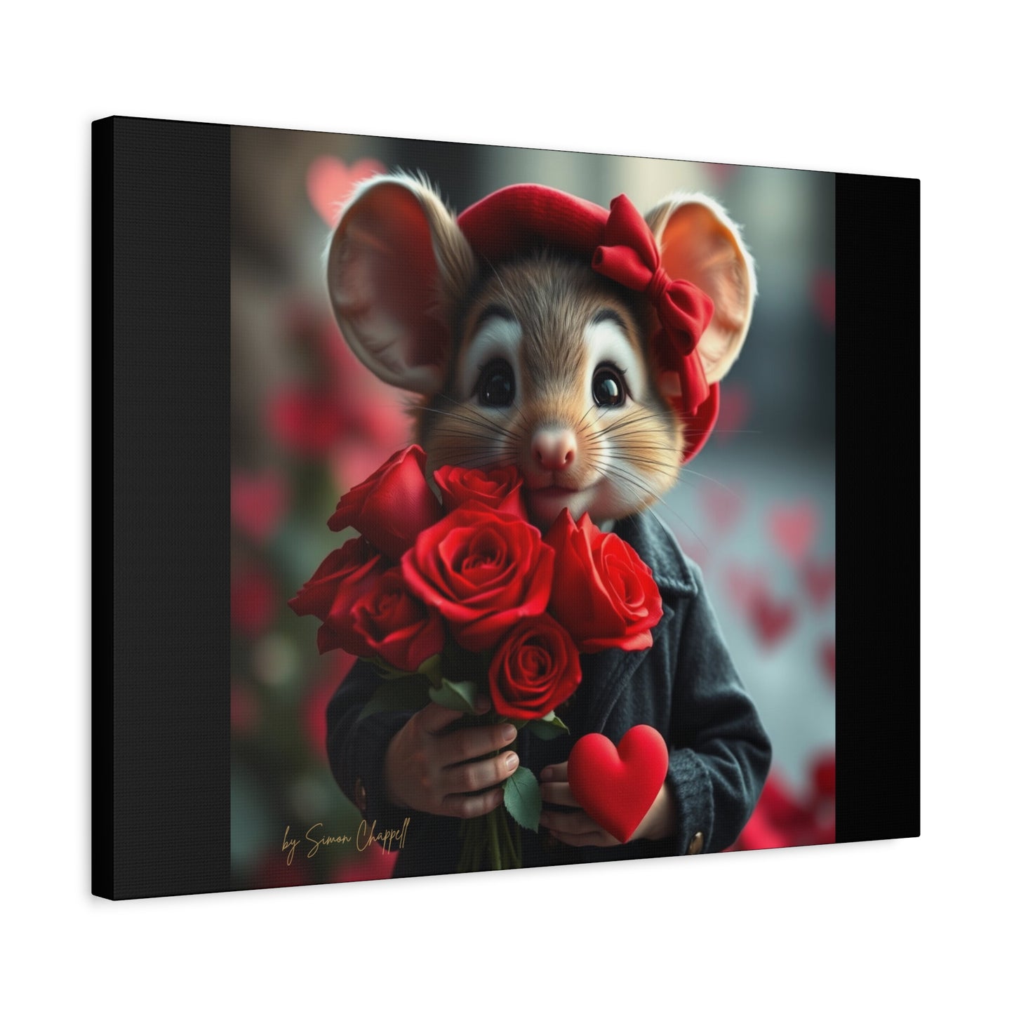 MOUSELOVE by Simon Chappell Matte Canvas, Stretched, 1.25"