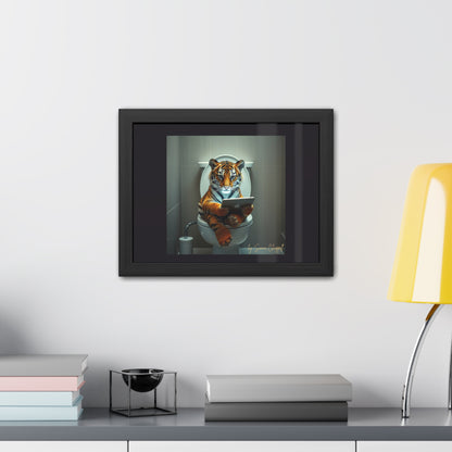 TIGERS THRONE by Simon Chappell Framed Poster