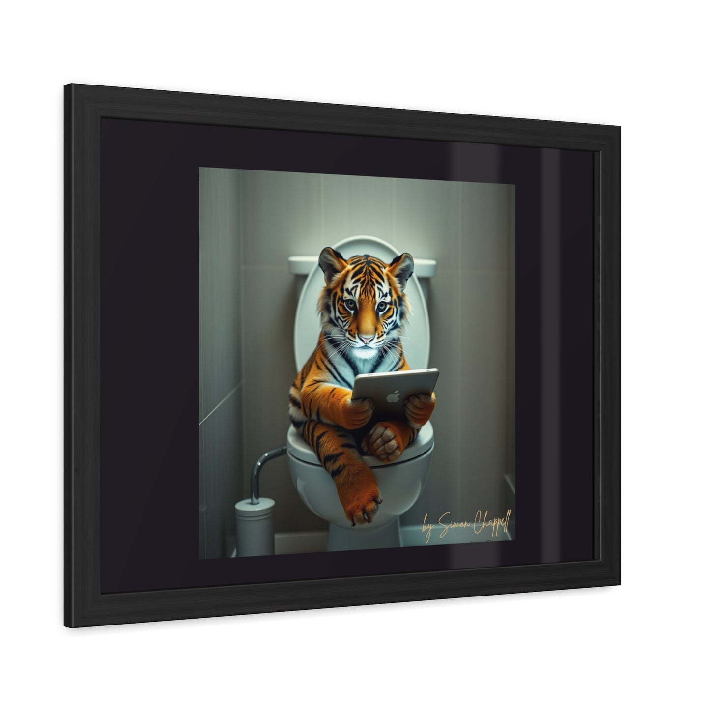 TIGERS THRONE by Simon Chappell Framed Poster