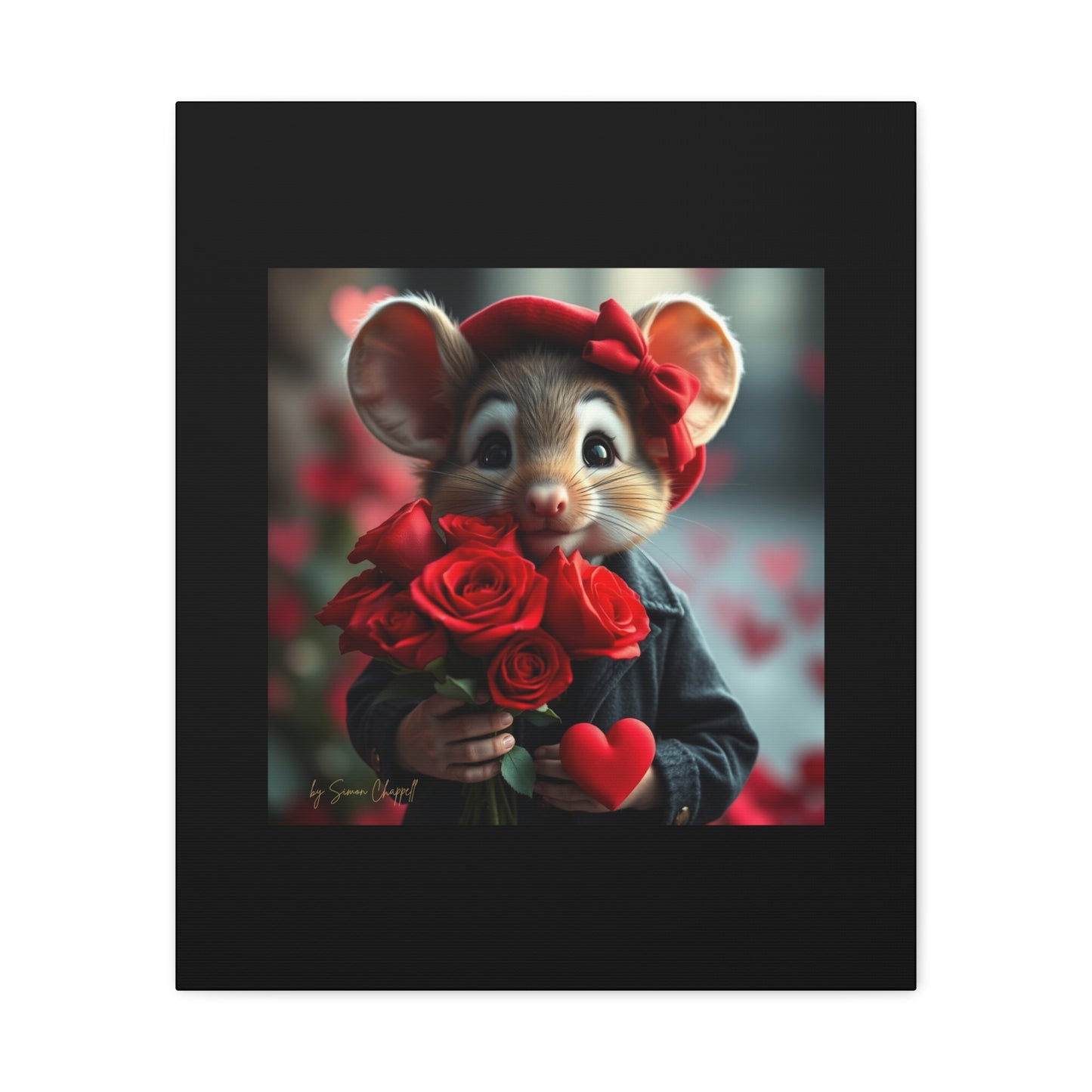 MOUSELOVE by Simon Chappell Matte Canvas, Stretched, 1.25"