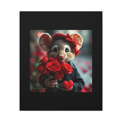 MOUSELOVE by Simon Chappell Matte Canvas, Stretched, 1.25"