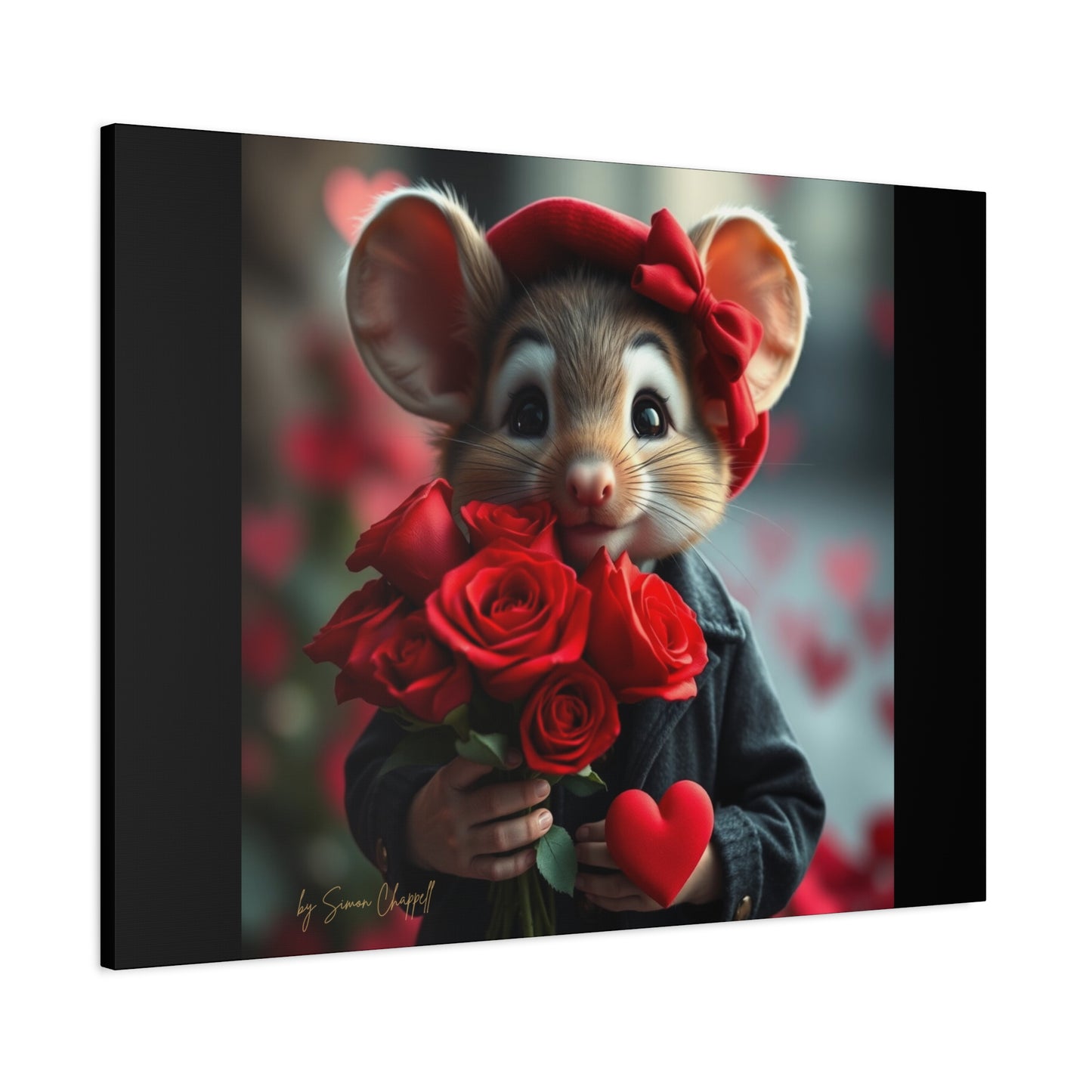 MOUSELOVE by Simon Chappell Matte Canvas, Stretched, 1.25"