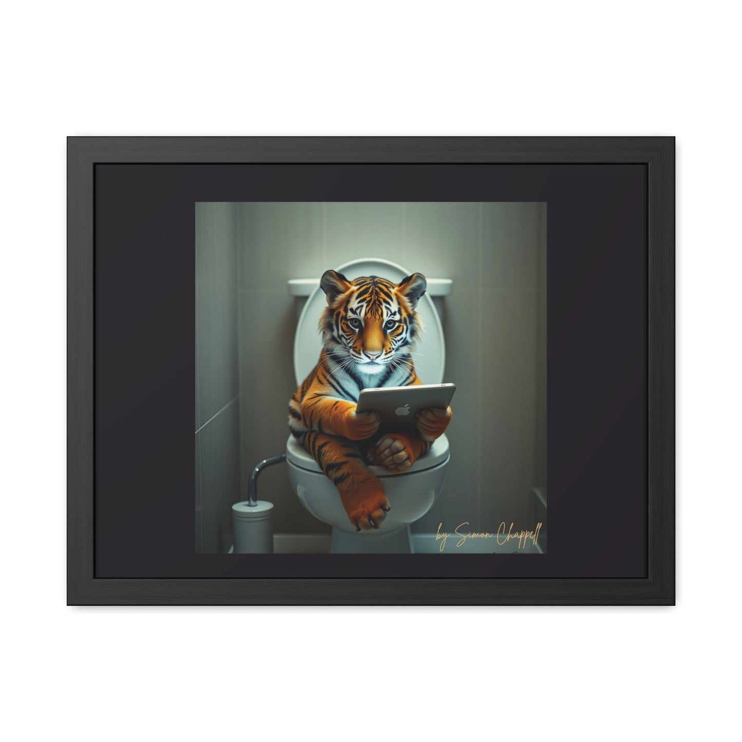 TIGERS THRONE by Simon Chappell Framed Poster