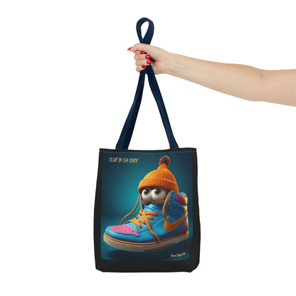 Tote Bag CLUE IN DA SHOE by Simon Chappell, Gift Idea, Everyday Bag, Market Bag, Cool, Digital Artwork