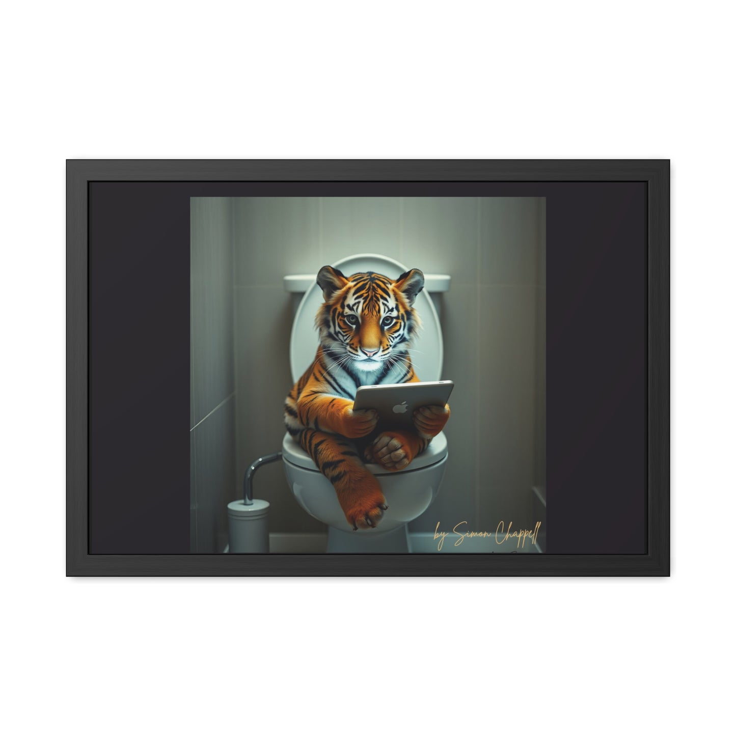 TIGERS THRONE by Simon Chappell Framed Poster