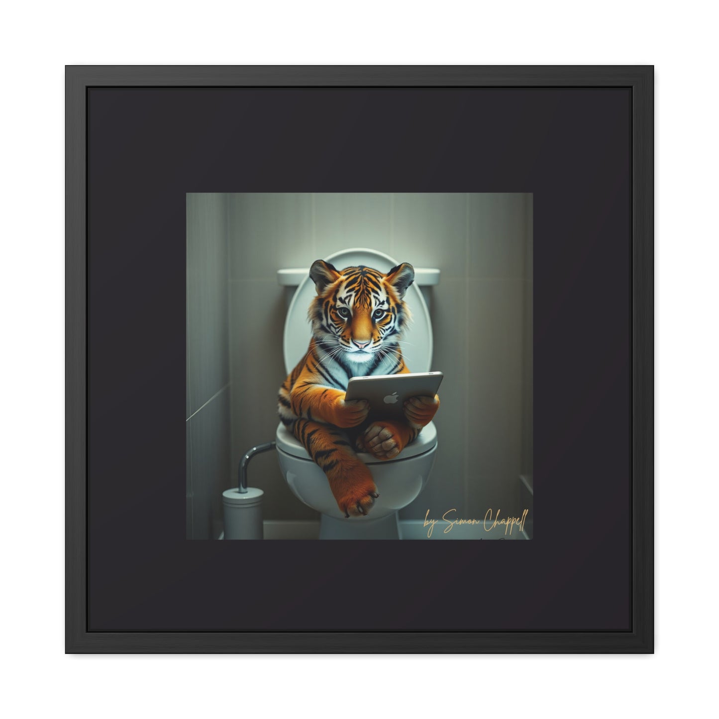 TIGERS THRONE by Simon Chappell Framed Poster