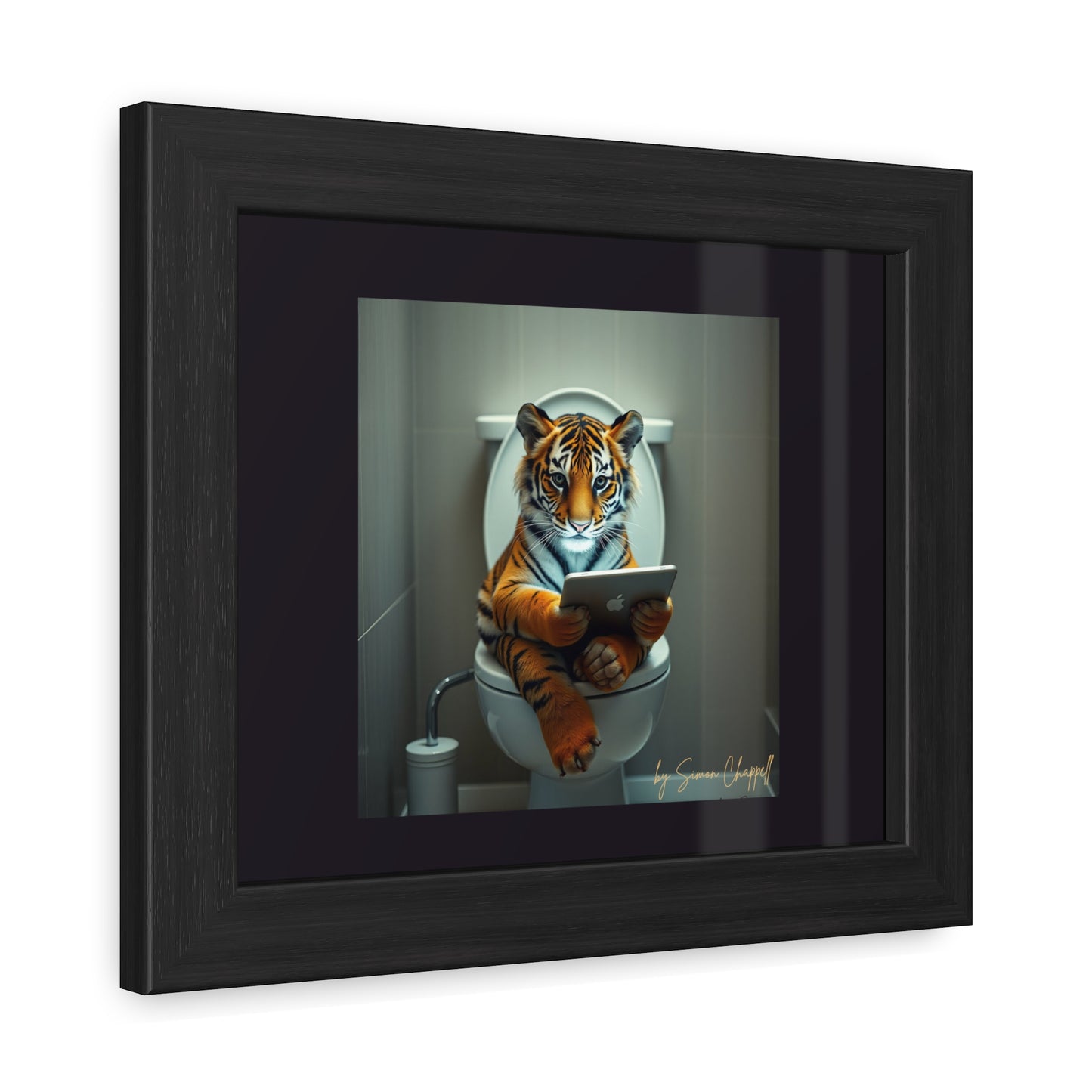 TIGERS THRONE by Simon Chappell Framed Poster